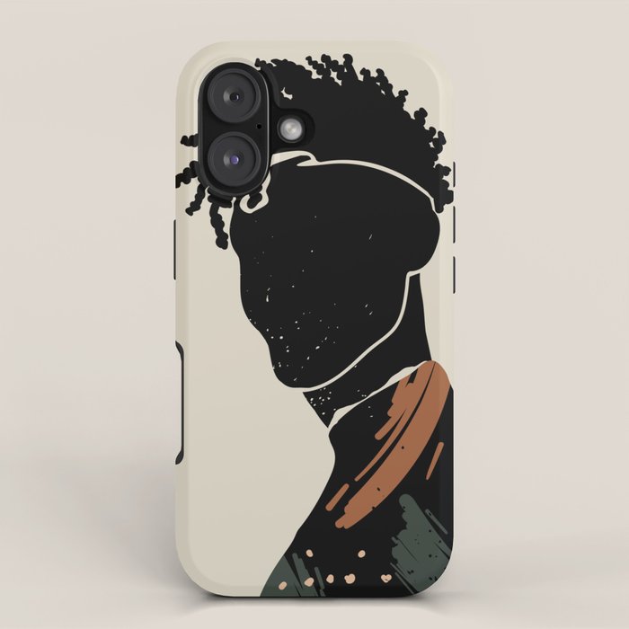 Black Hair No. 2 iPhone Case Gallery Image 1