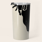 Black Hair No. 2 Travel Mug Gallery Image 3