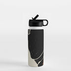 Black Hair No. 2 Water Bottle Gallery Image 1