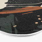 Black Hair No. 2 Bath Mat Gallery Image 3