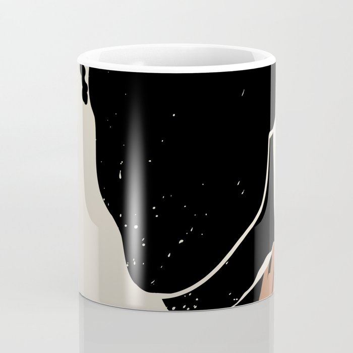 Black Hair No. 2 Coffee Mug Gallery Image 4