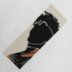 Black Hair No. 2 Yoga Mat Gallery Image 1