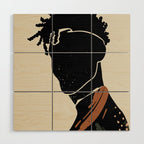 Black Hair No. 2 Wood Wall Art Gallery Image 1