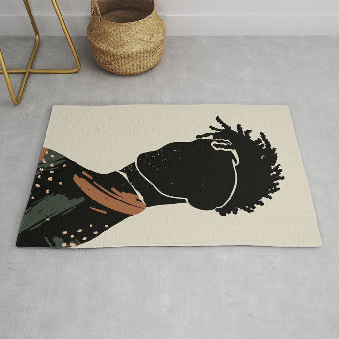 Black Hair No. 2 Rug Gallery Image 1