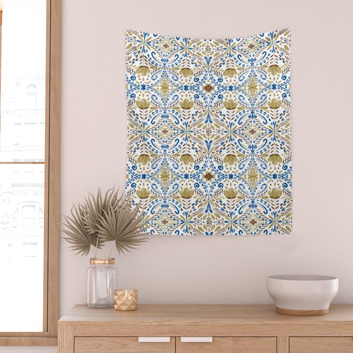 Intricate bohemian charm Wall Tapestry Gallery Image 2