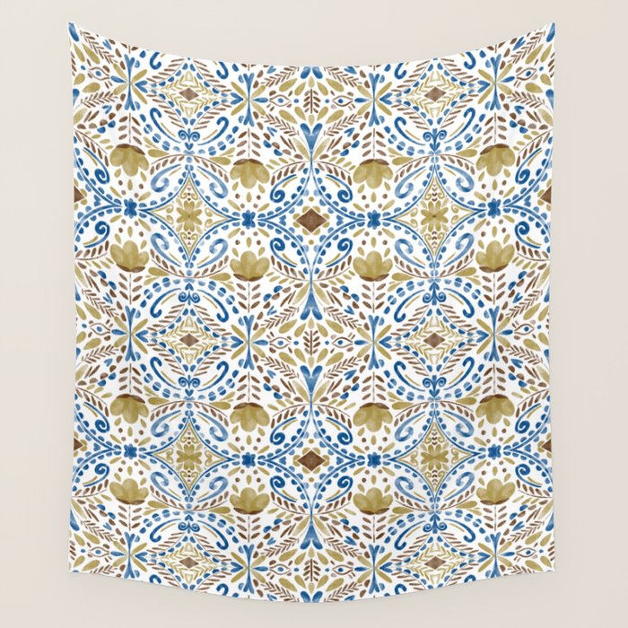 Intricate bohemian charm Wall Tapestry Gallery Image 1