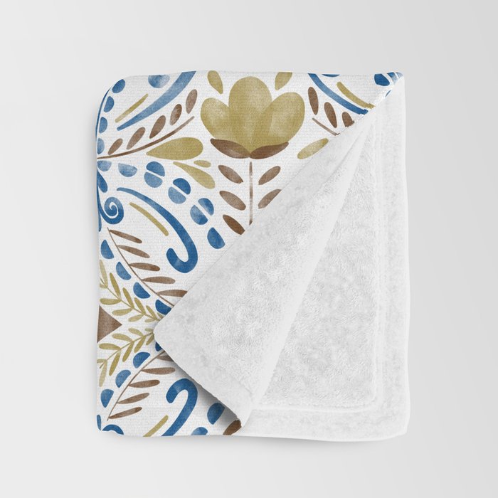Intricate bohemian charm Throw Blanket Gallery Image 3