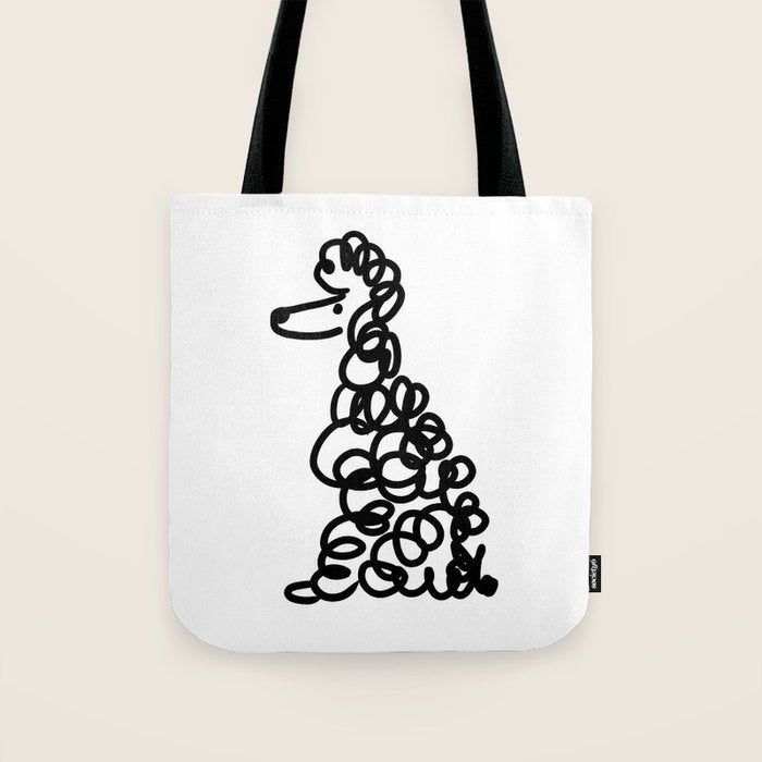 Poodle Tote Bag Gallery Image 1