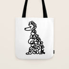Poodle Tote Bag Gallery Image 1