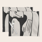 Abstract Female Figure 24 Placemat Gallery Image 1