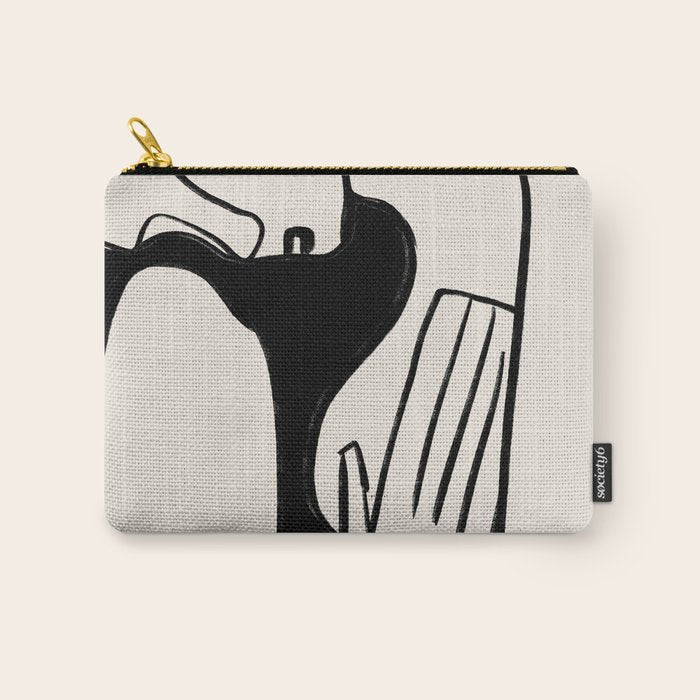 Abstract Female Figure 24 Carry All Pouch Gallery Image 1