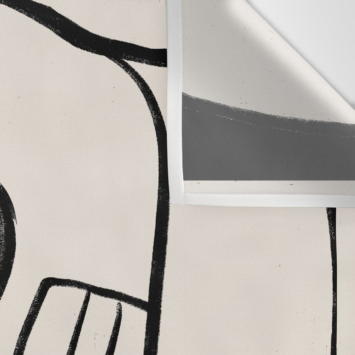 Abstract Female Figure 24 Wall Tapestry Gallery Image 3
