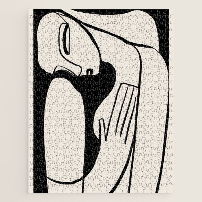 Abstract Female Figure 24 Jigsaw Puzzle Gallery Image 1
