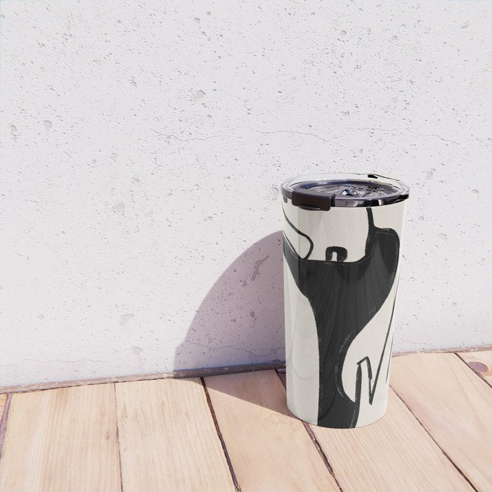 Abstract Female Figure 24 Travel Mug Gallery Image 4