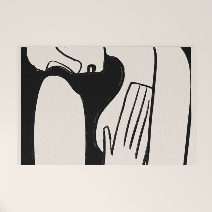 Abstract Female Figure 24 Welcome Mat Gallery Image 1