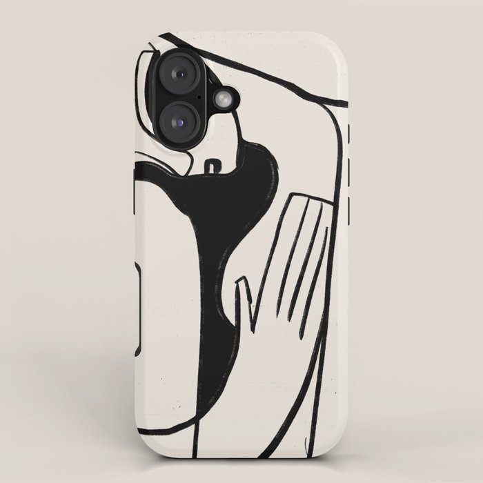 Abstract Female Figure 24 iPhone Case Gallery Image 1