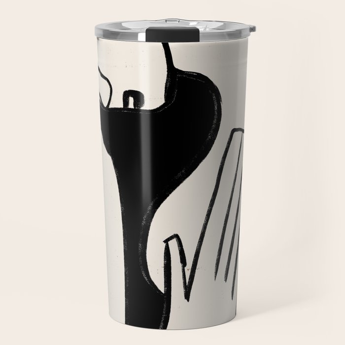 Abstract Female Figure 24 Travel Mug Gallery Image 1
