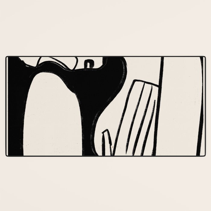 Abstract Female Figure 24 Desk Mat Gallery Image 3