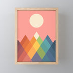 Rainbow Peak Mini Art Print Gallery Image 1