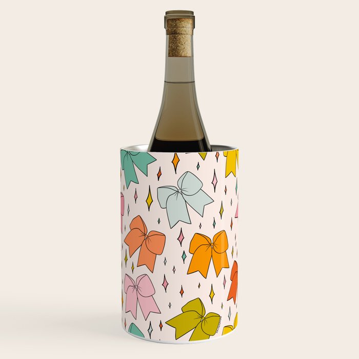 Rainbow Bow Print Wine Chiller Gallery Image 2