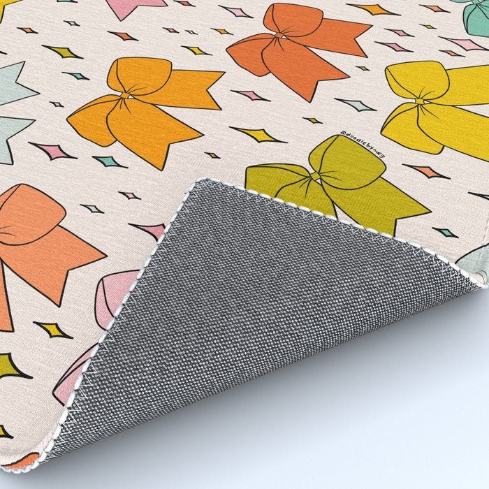Rainbow Bow Print Rug Gallery Image 4