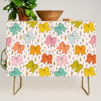 Rainbow Bow Print Credenza Gallery Image 1