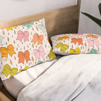 Rainbow Bow Print Pillow Sham Gallery Image 2