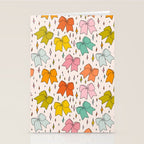 Rainbow Bow Print Stationery Card Gallery Image 2