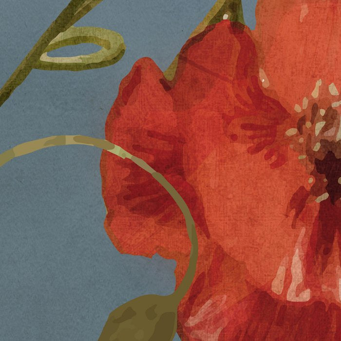 Poppies in Vase 1 Coffee Mug Gallery Image 2