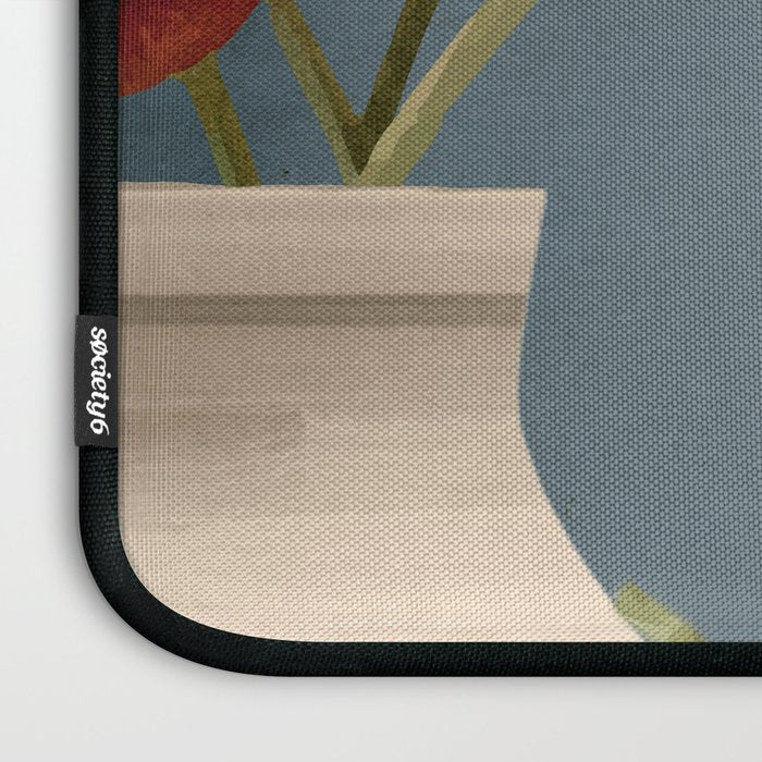 Poppies in Vase 1 Laptop Sleeve Gallery Image 3