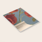 Poppies in Vase 1 Notebook Gallery Image 3