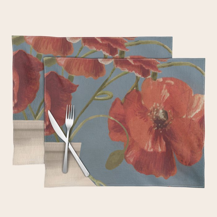 Poppies in Vase 1 Placemat Gallery Image 1