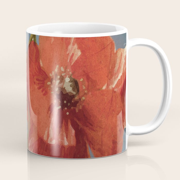 Poppies in Vase 1 Coffee Mug Gallery Image 1