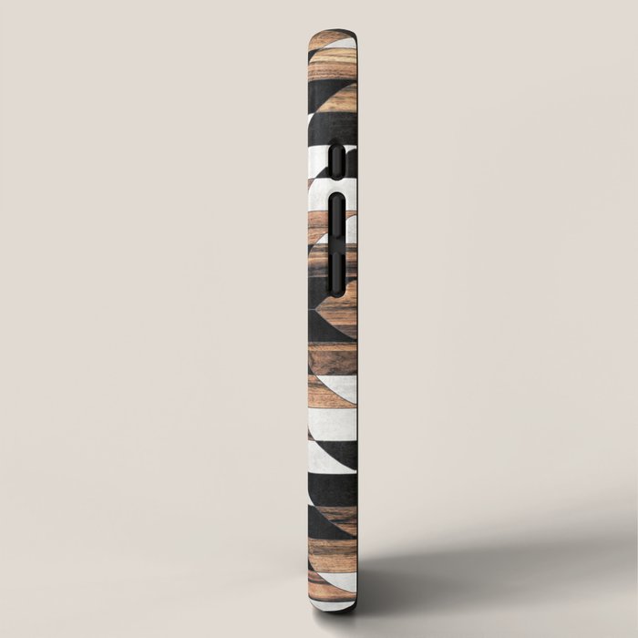 Urban Tribal Pattern No.13 - Aztec - Concrete and Wood iPhone Case Gallery Image 2