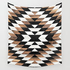 Urban Tribal Pattern No.13 - Aztec - Concrete and Wood Wall Tapestry Gallery Image 4