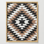 Urban Tribal Pattern No.13 - Aztec - Concrete and Wood Serving Tray Gallery Image 1