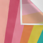 Smile - 70s Retro Sun Rainbow  Wall Tapestry Gallery Image 3