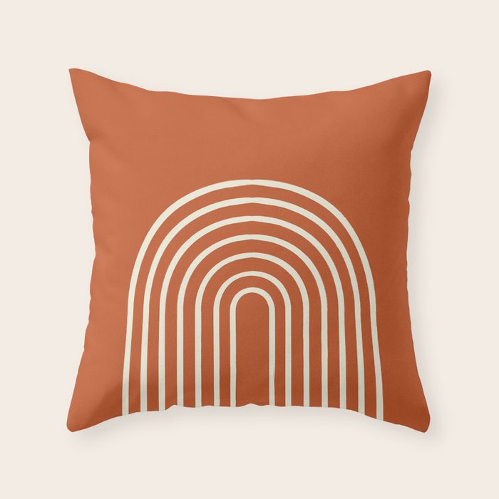 Terracota Throw Pillow Gallery Image 1