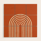 Terracota Wood Wall Art Gallery Image 1