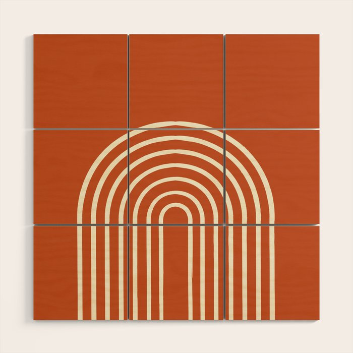Terracota Wood Wall Art Gallery Image 1