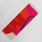 relations - shapes minimal painting abstract Yoga Mat Gallery Image 1