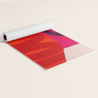 relations - shapes minimal painting abstract Yoga Mat Gallery Image 2