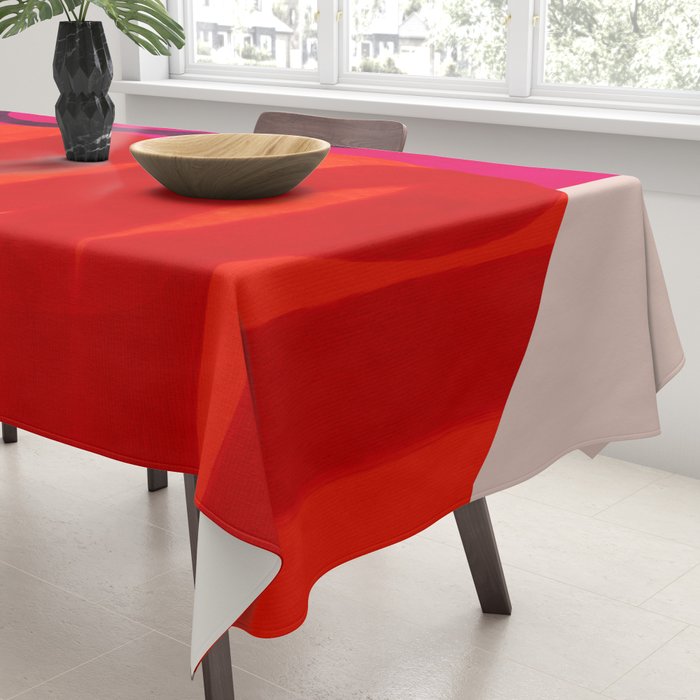 relations - shapes minimal painting abstract Tablecloth Gallery Image 3