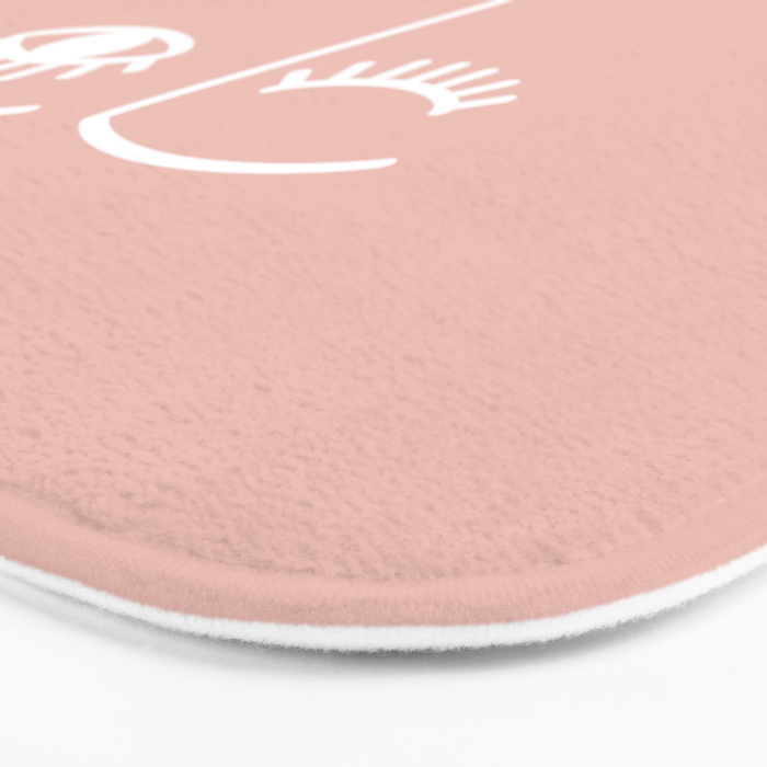 Wink (Pink) Bath Mat Gallery Image 3
