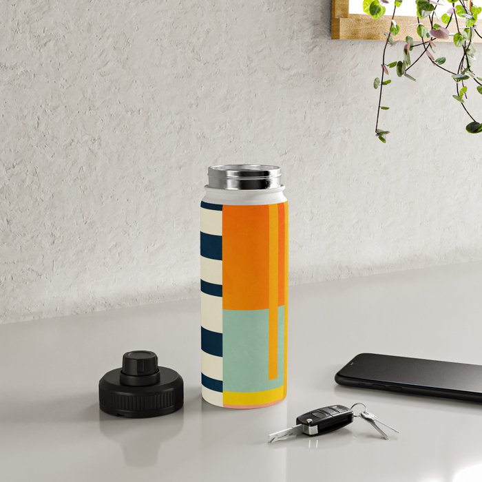 trees with tropical sun Water Bottle Gallery Image 4