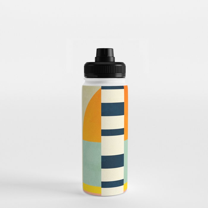 trees with tropical sun Water Bottle Gallery Image 3