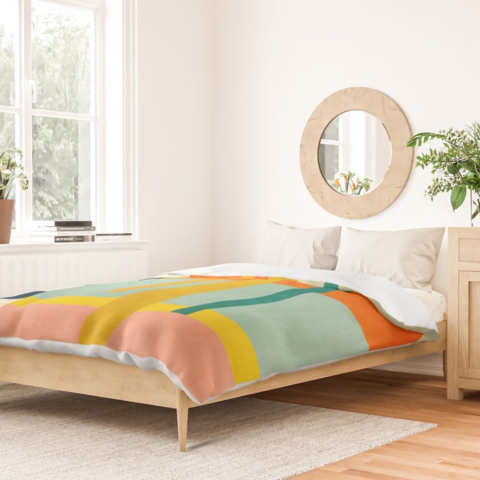 trees with tropical sun Duvet Cover Gallery Image 2