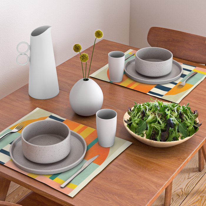 trees with tropical sun Placemat Gallery Image 2