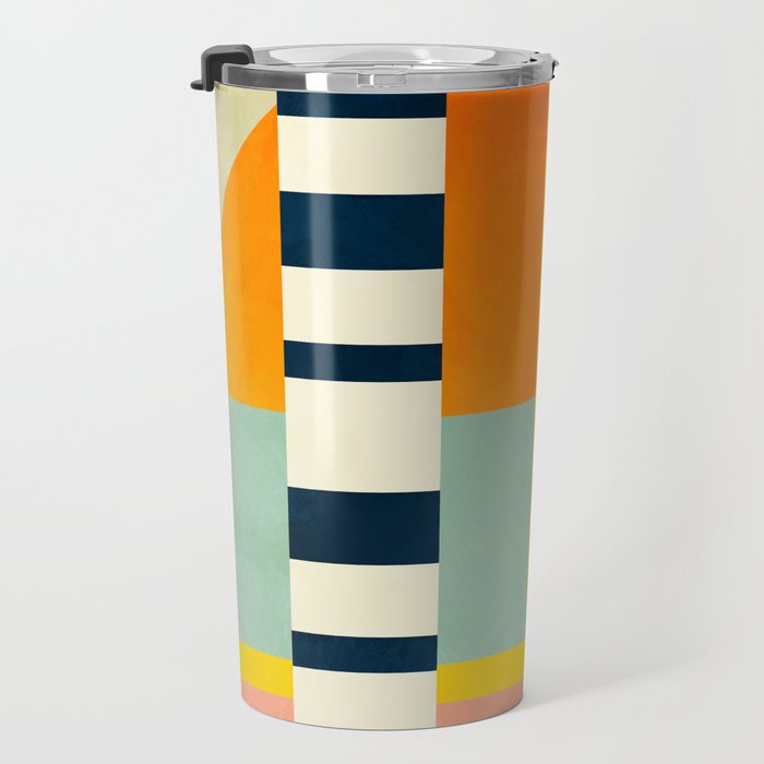 trees with tropical sun Travel Mug Gallery Image 3