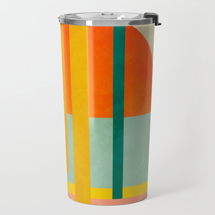 trees with tropical sun Travel Mug Gallery Image 2